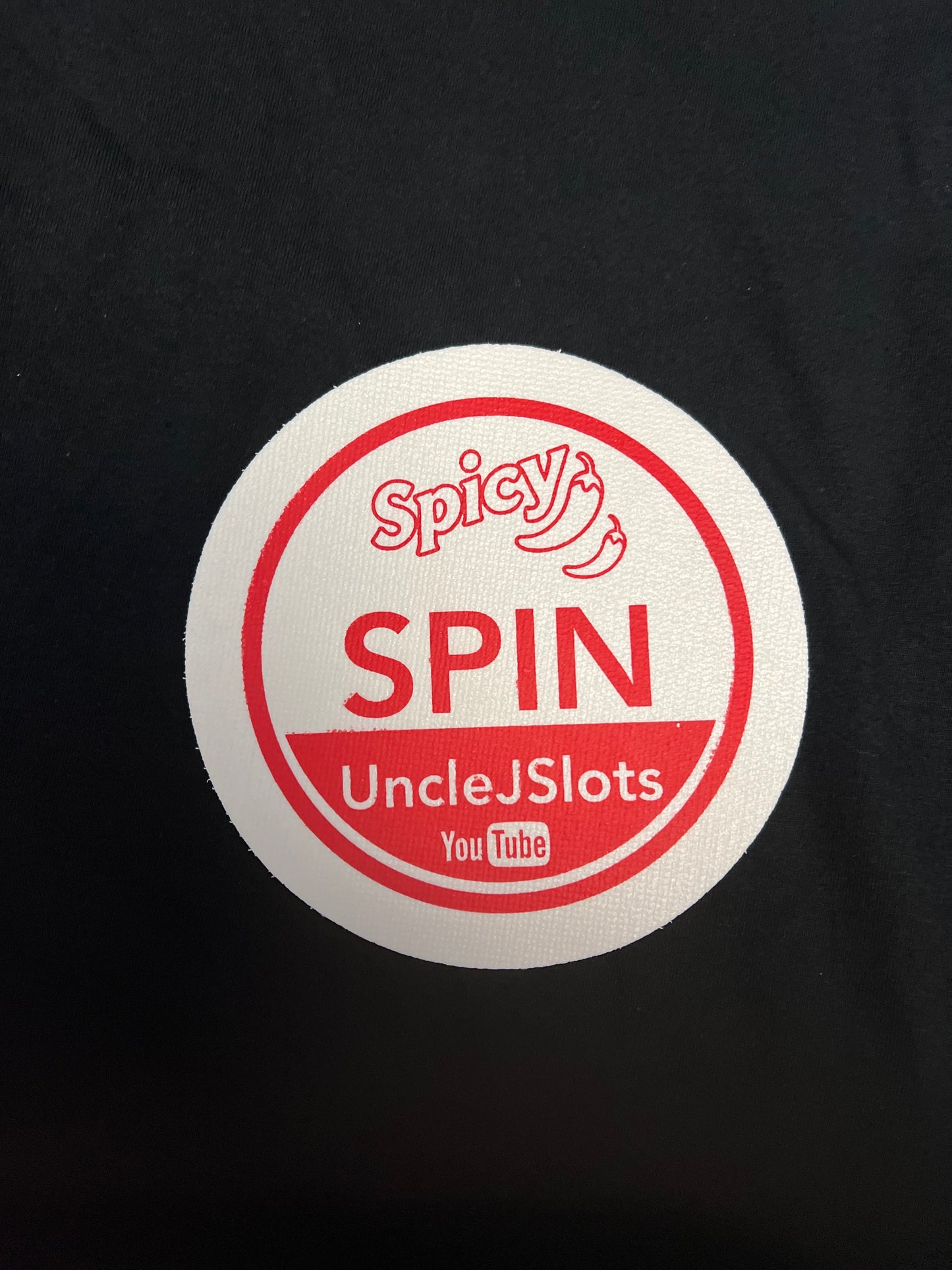 UncleJ Slots Lucky SPIN Button Cover - Lucky Charm For Slot Machine Players