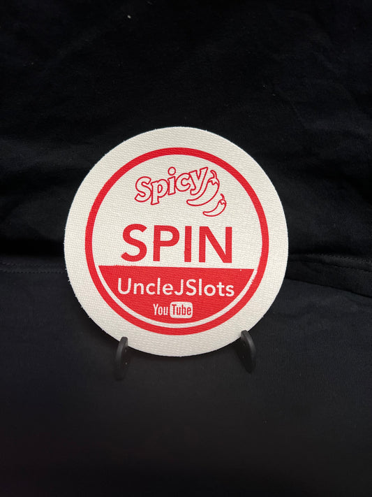 UncleJ Slots Lucky SPIN Button Cover - Lucky Charm For Slot Machine Players