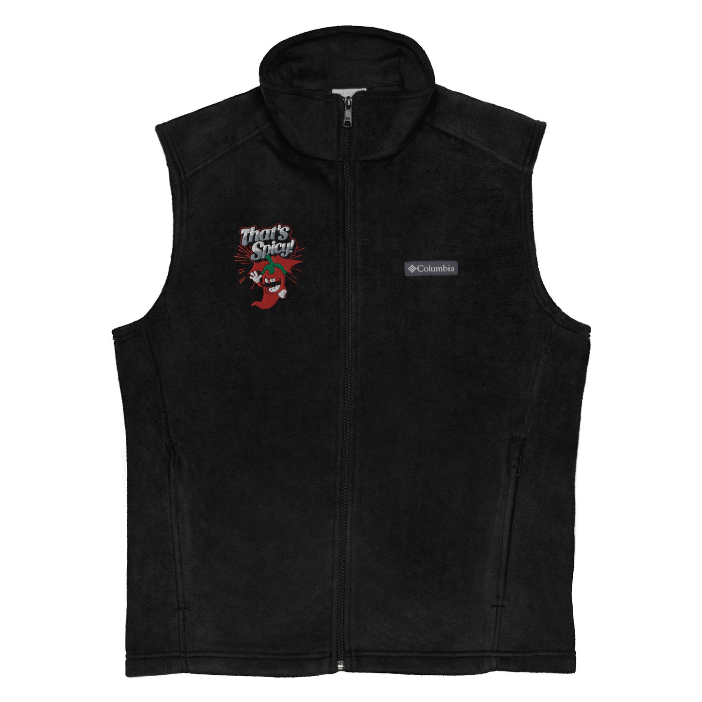 Men’s Columbia fleece vest Embroidered - That's Spicy