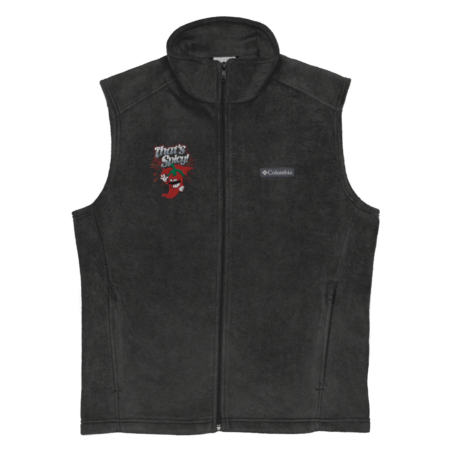 Men’s Columbia fleece vest Embroidered - That's Spicy